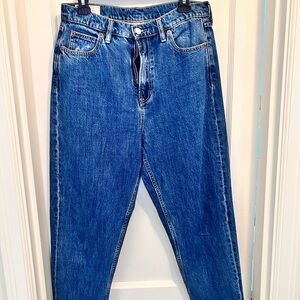 GAP High Rise Cropped Mom Denim Jeans 29/8 Tall